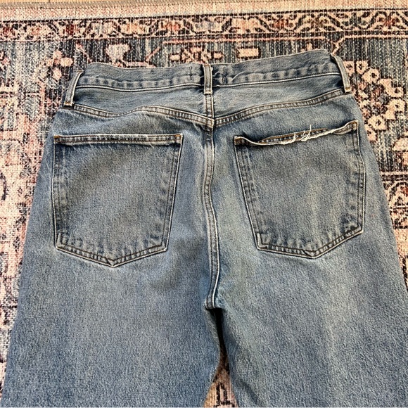 Agolde 90'S PINCH WAIST HIGH RISE STRAIGHT a154-1206 Size 29 Lightly Distressed - Picture 10 of 13